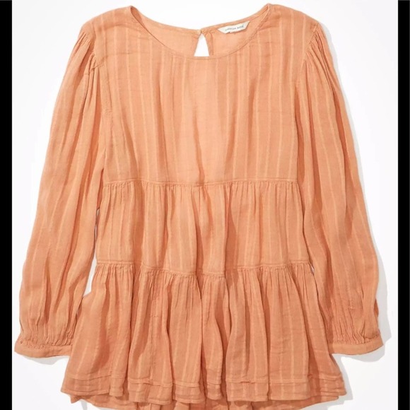 American Eagle Outfitters Tops - American Eagle Tiered Babydoll Top